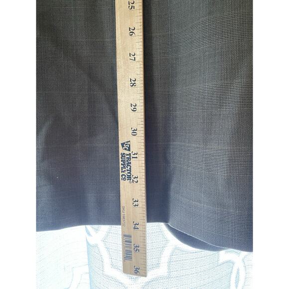 Jos A Bank Suit 58R Mens Plaid Brown 2 Button Traveler Business Blend Pant 52X29 - Picture 15 of 16